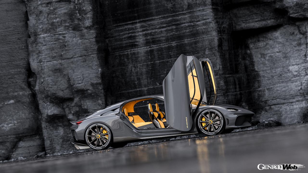 ケーニグセグ ジェメラのフロントビュー