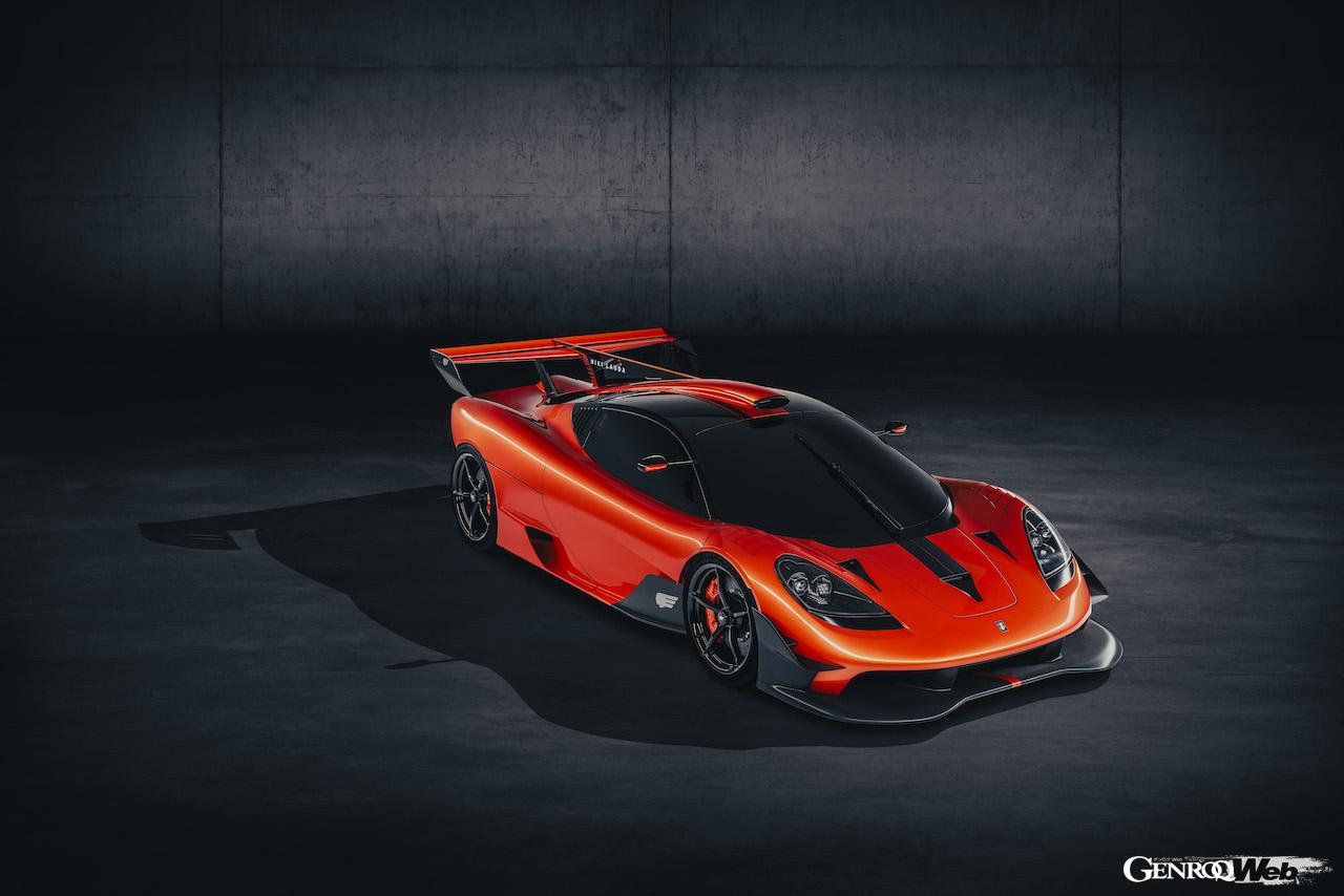 サーキット専用モデル「ゴードン・マレー オートモーティブ T.50s ニキ・ラウダ」のフロントスタイル