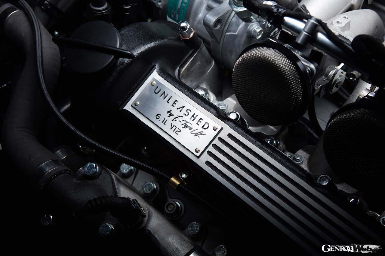 アンリーシュド ジャガー Eタイプ シリーズ3のエンジン