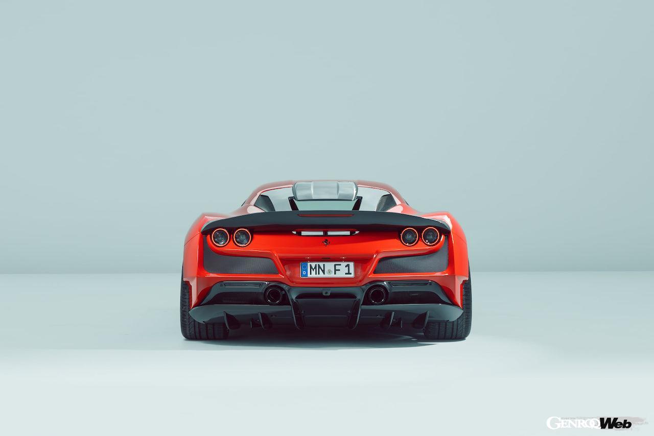 世界限定15台、大胆なワイドボディを手にした「ノヴィテック フェラーリ F8 トリブート “N-LARGO”」がデビュー