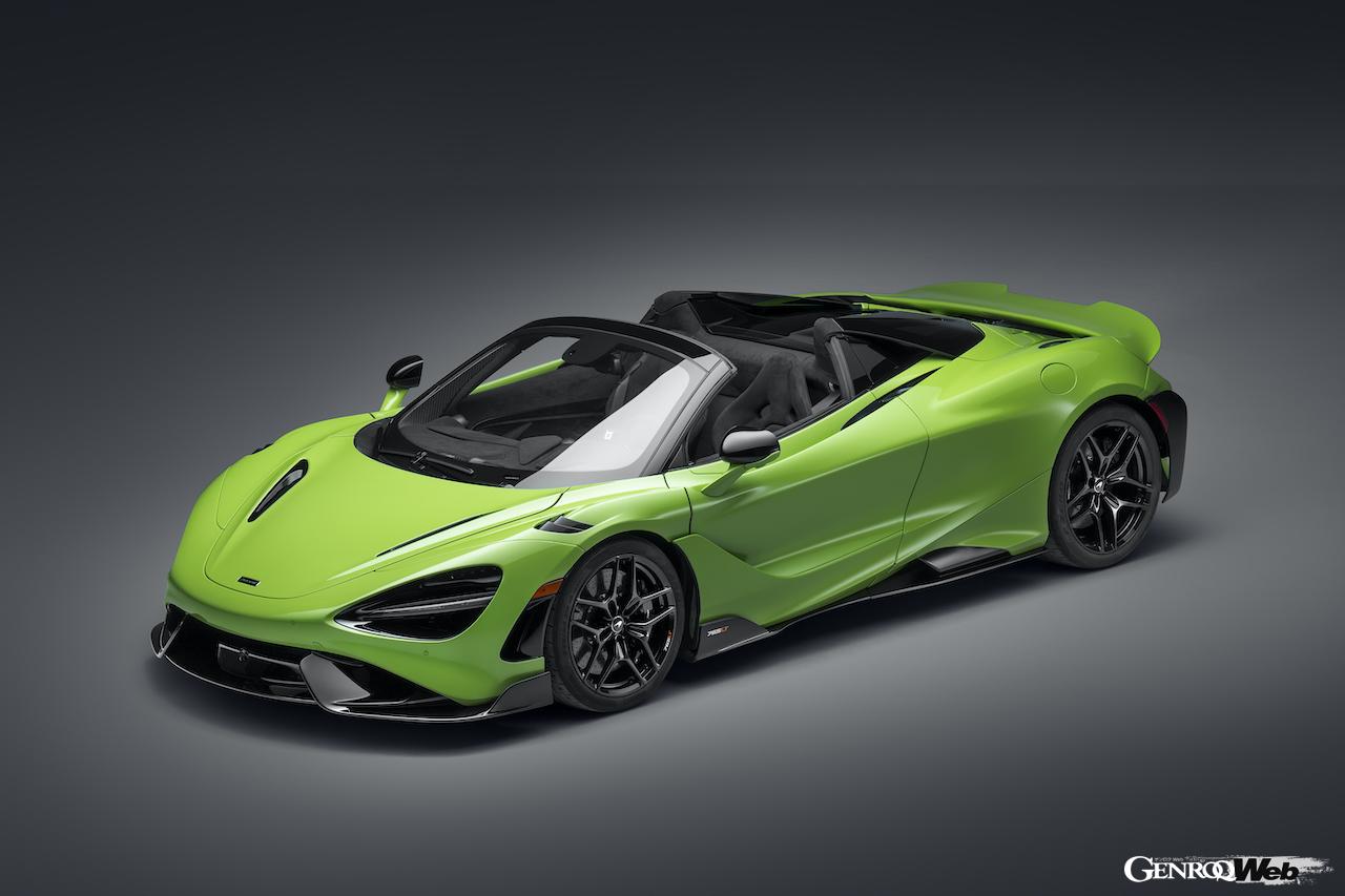 最高出力765ps、マクラーレン史上最もパワフルなコンバーチブルスーパースポーツ「765LT スパイダー」デビュー！
