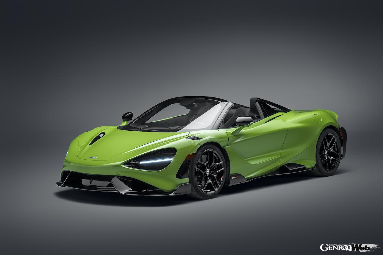 最高出力765ps、マクラーレン史上最もパワフルなコンバーチブルスーパースポーツ「765LT スパイダー」デビュー！