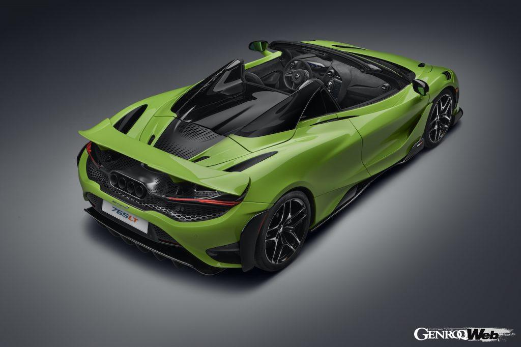 最高出力765ps、マクラーレン史上最もパワフルなコンバーチブルスーパースポーツ「765LT スパイダー」デビュー！