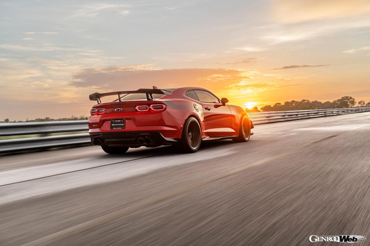 最高出力1000bhp、究極のマッスルカー「ヘネシー エクソシスト カマロ ZL1 30th アニバーサリー」がデビュー