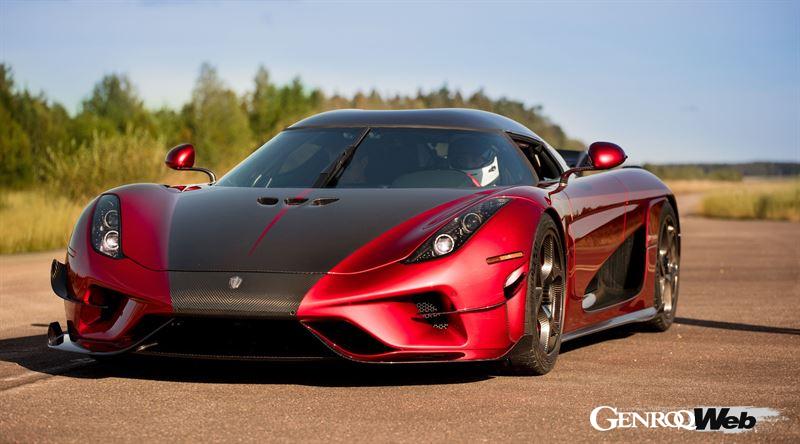 ケーニグセグ レゲーラのフロントビュー