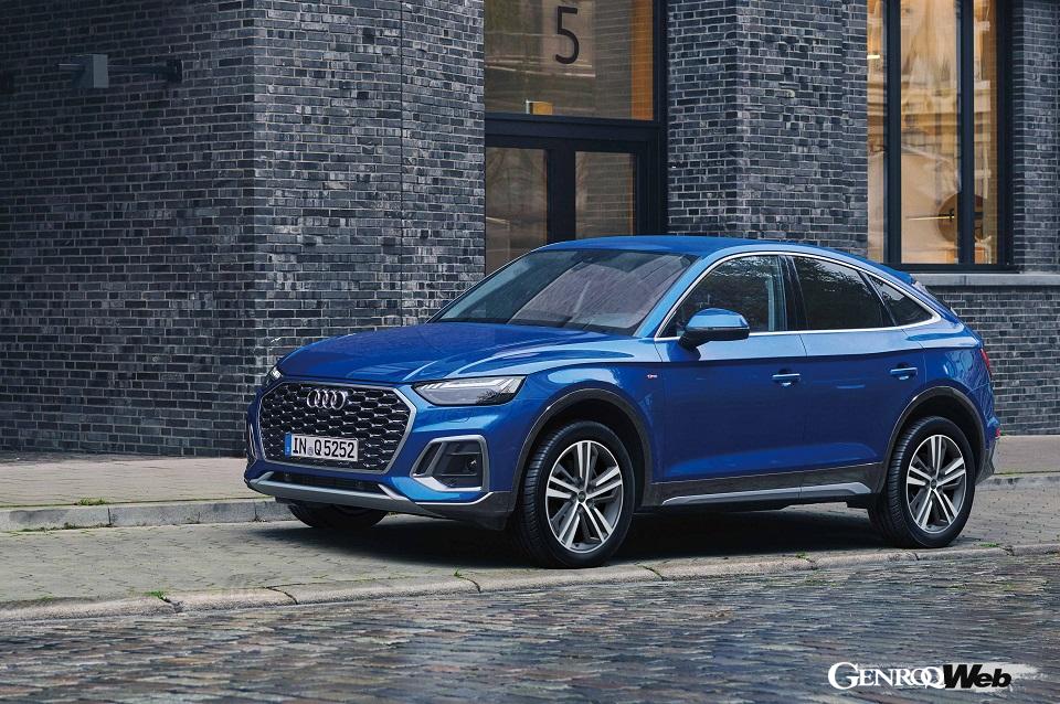 アウディ Q5 スポーツバックのフロントビュー