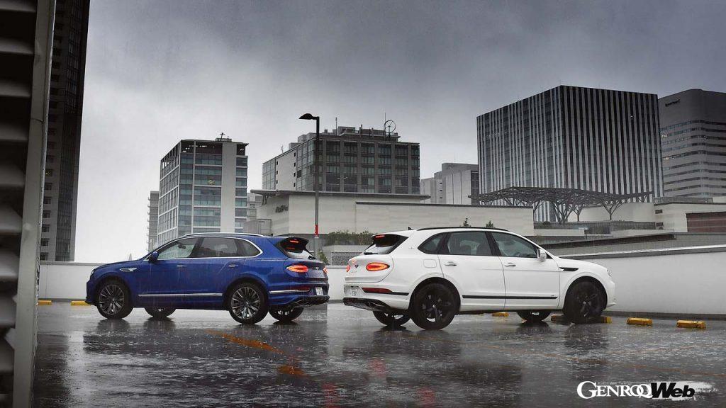 ベントレー ベンテイガ V8とベンテイガ スピードのリヤスタイル