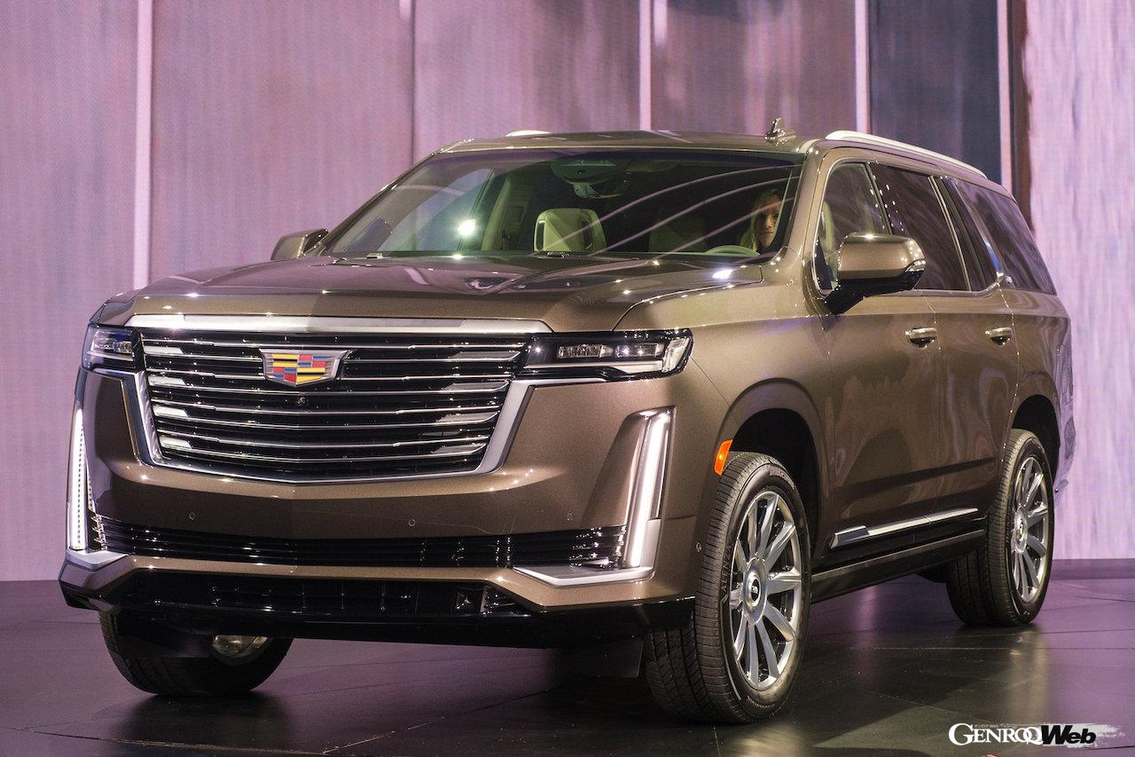 新型キャデラック エスカレードの発表会イメージ
