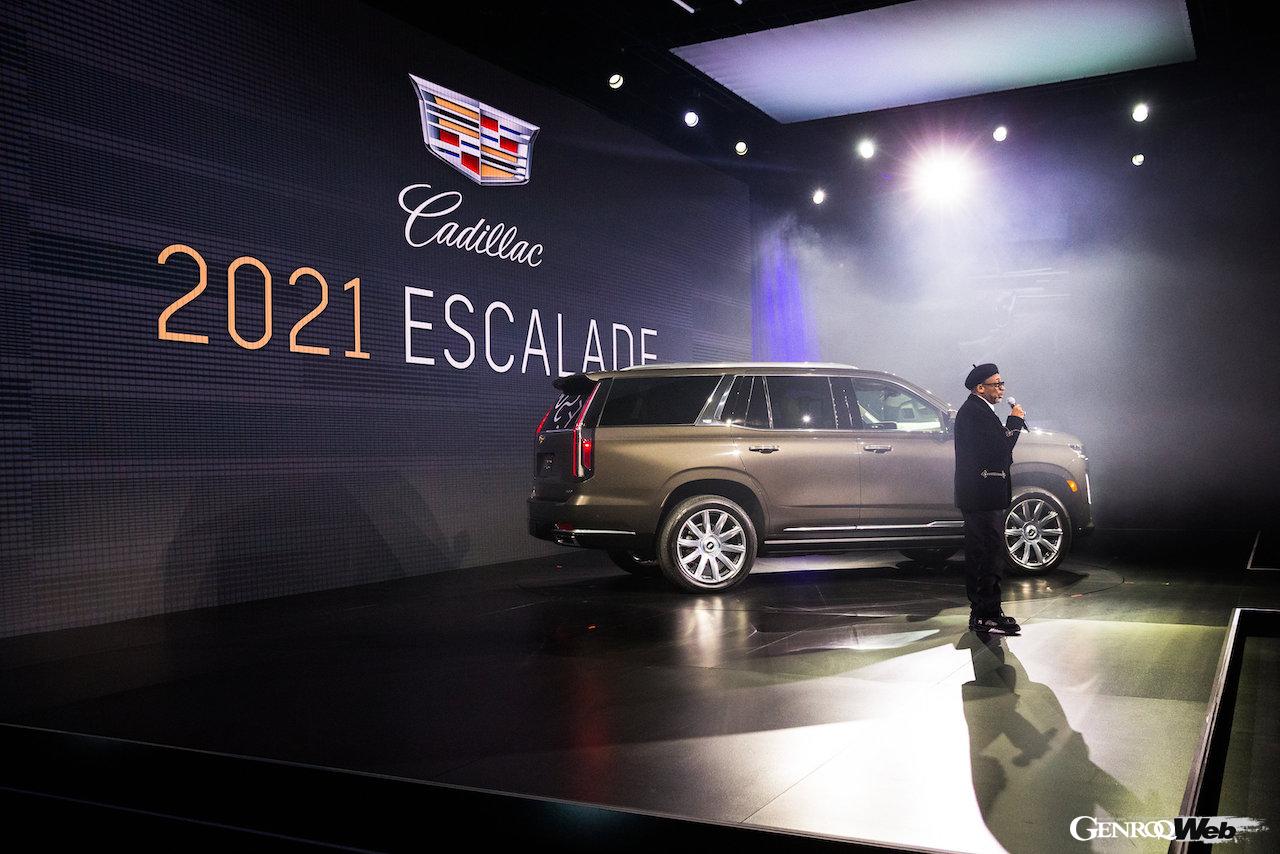 新型キャデラック エスカレードの発表会イメージ