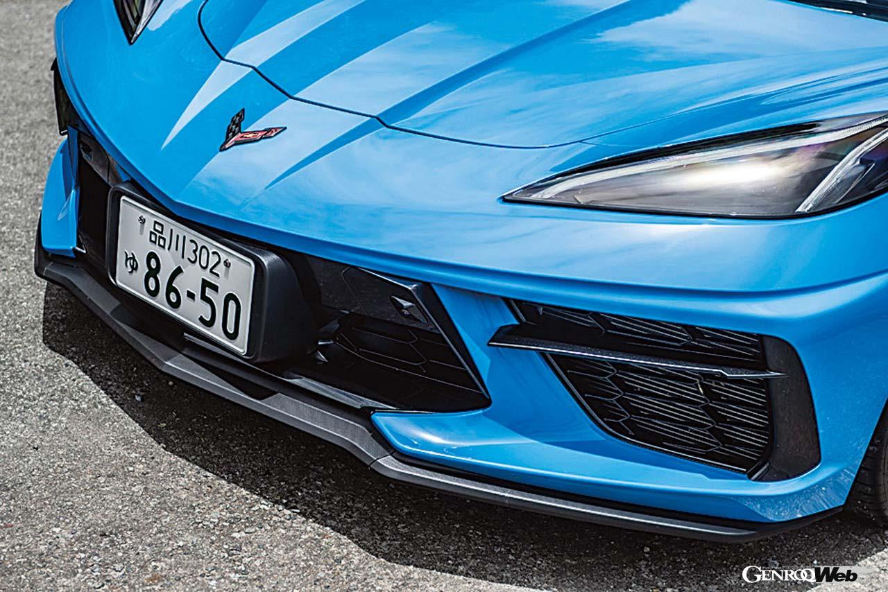 シボレー コルベットのフロントセクション