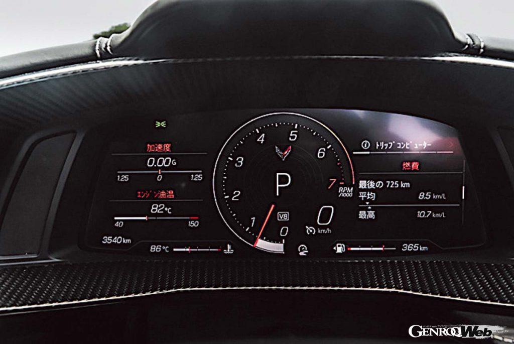 シボレー コルベットのメーター