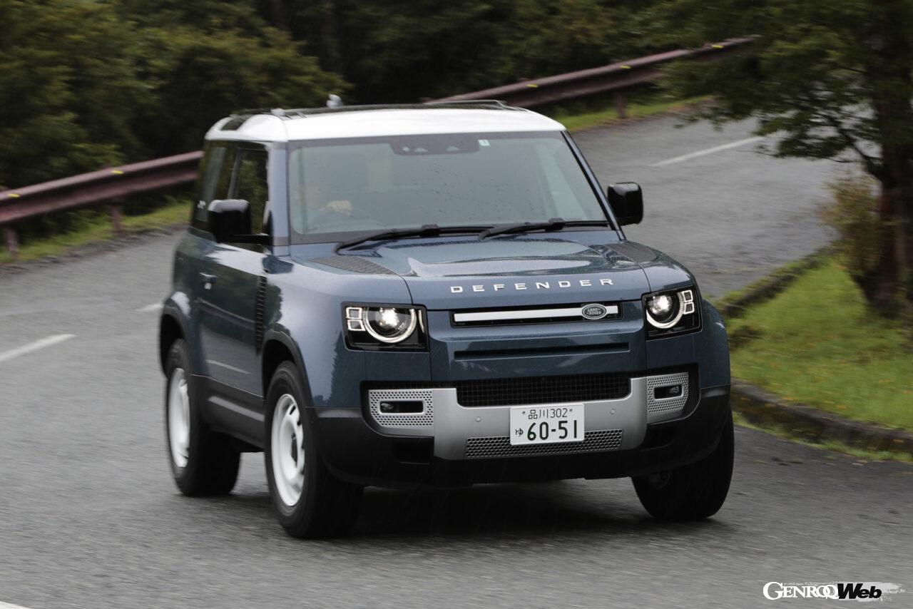 ランドローバー ディフェンダー 90のフロントビュー