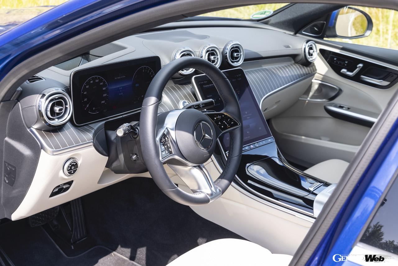 メルセデス・ベンツ新型Cクラス。C 300 e のコクピット