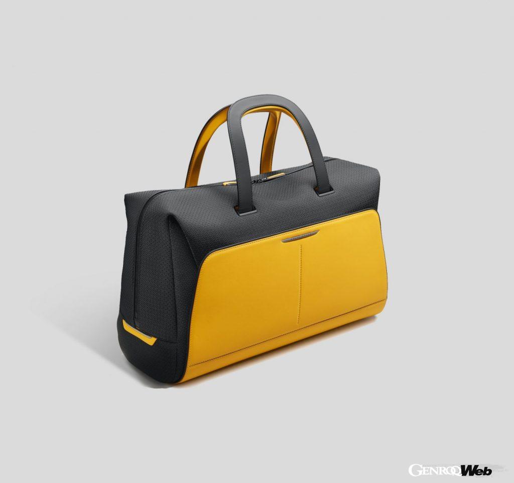 ロールス・ロイスの「ブラックバッジ エスケイピズム ラゲッジ コレクション」。ウィークエンドバッグ