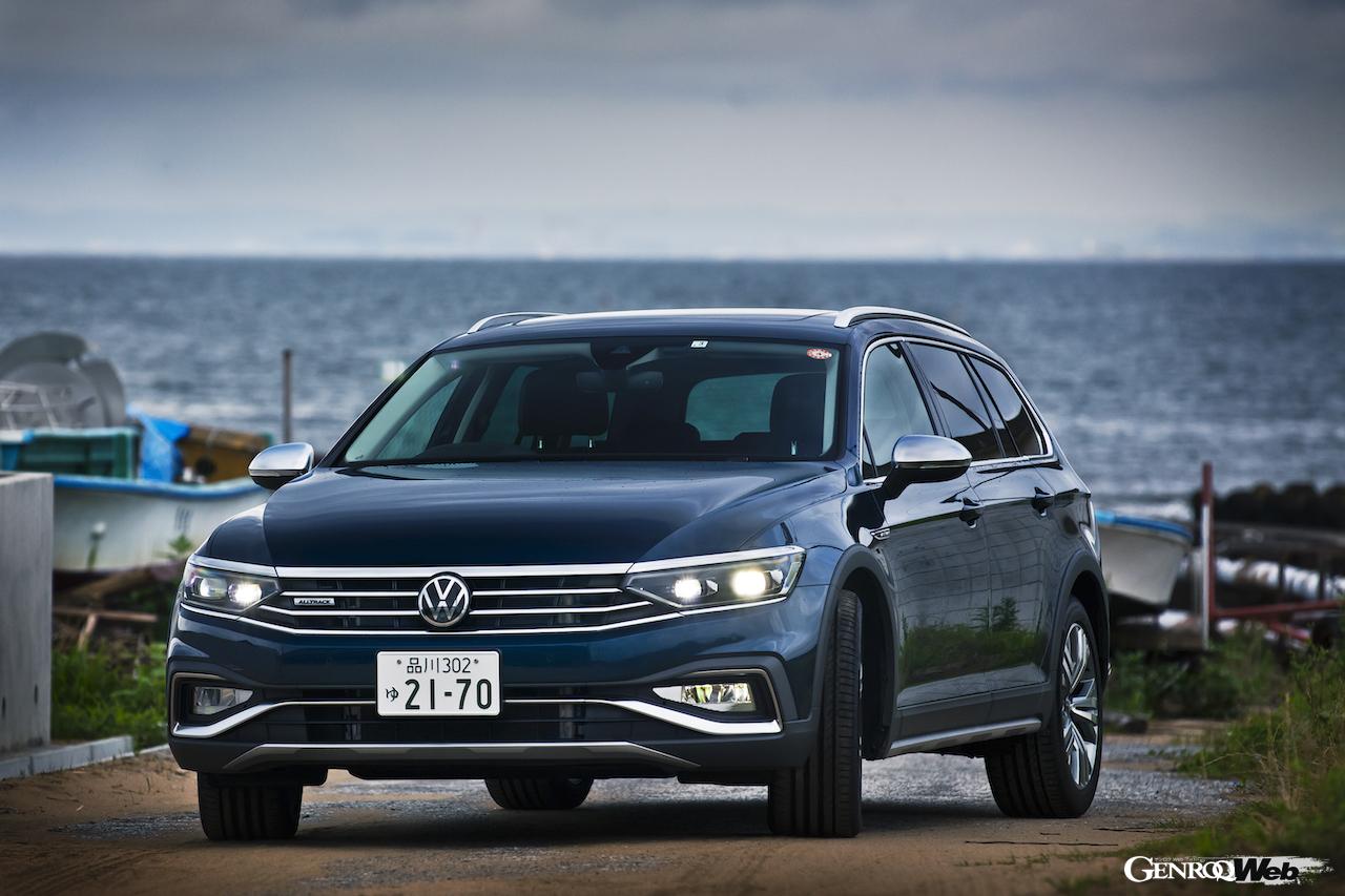 フォルクスワーゲン パサート オールトラックのフロントビュー