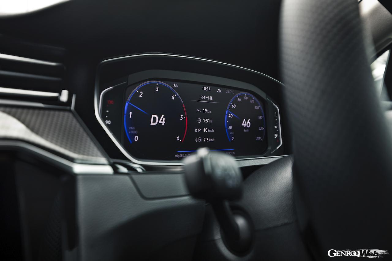 フォルクスワーゲン パサート オールトラックのメーターディスプレイ