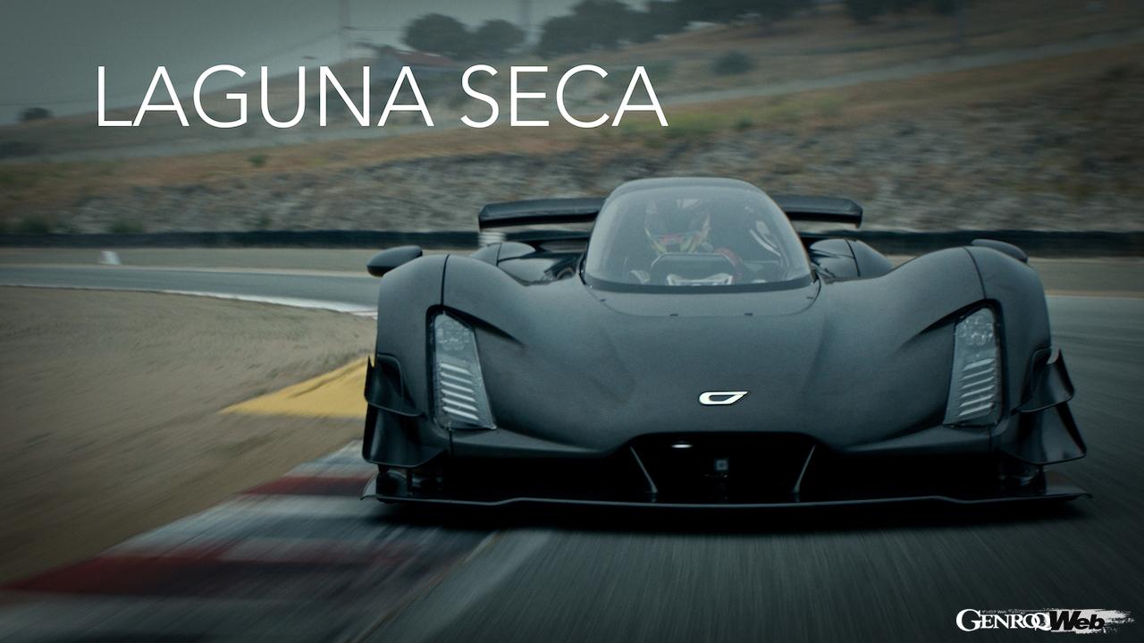 ハイブリッドハイパースポーツ「ジンガー 21C」、ラグナセカで市販車の新たなラップレコードを樹立