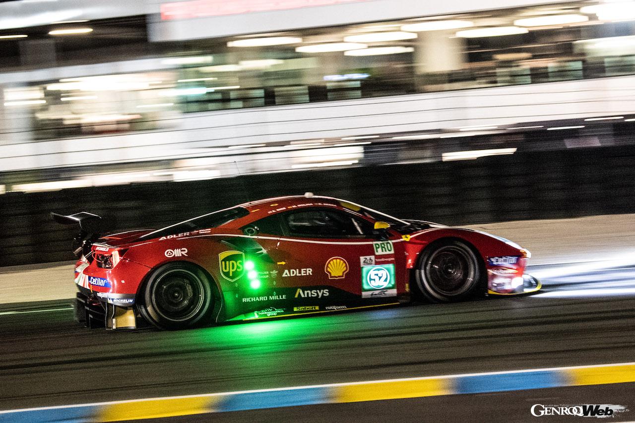 2021年のル・マン24時間レース、「フェラーリ488 GTE」がGTE ProとGTE Amの2クラス制覇を達成