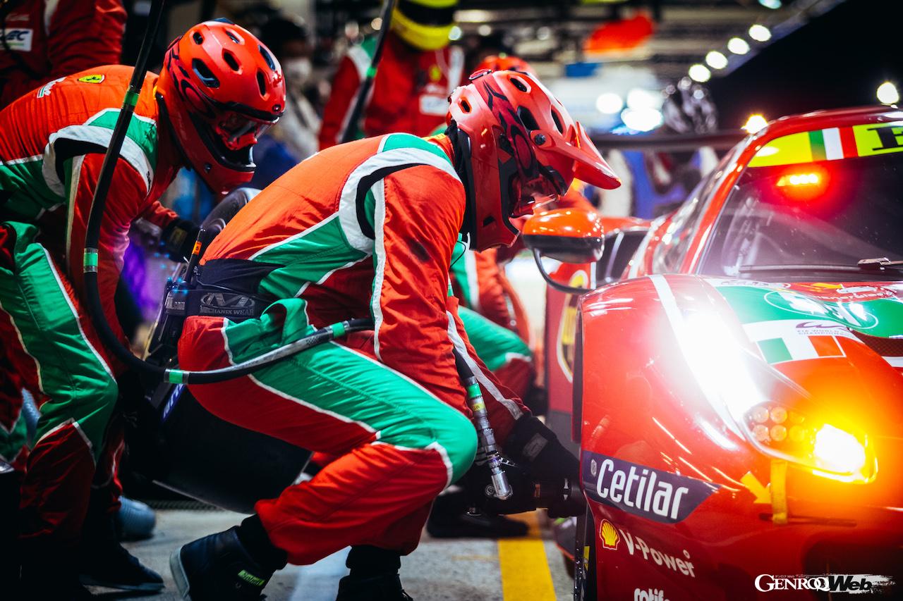 2021年のル・マン24時間レース、「フェラーリ488 GTE」がGTE ProとGTE Amの2クラス制覇を達成