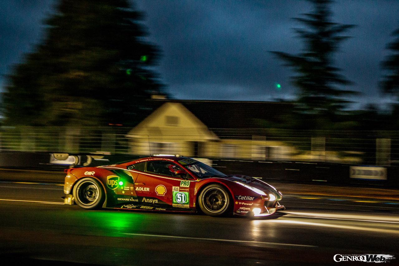 2021年のル・マン24時間レース、「フェラーリ488 GTE」がGTE ProとGTE Amの2クラス制覇を達成