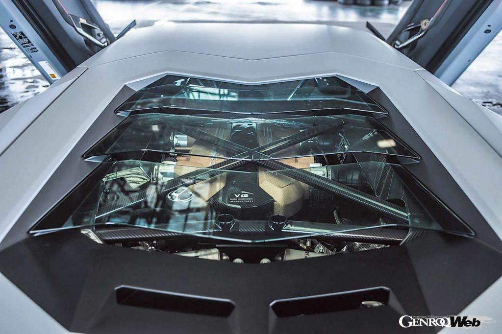 ランボルギーニ アヴェンタドール LP780-4 ウルティマエのエンジン