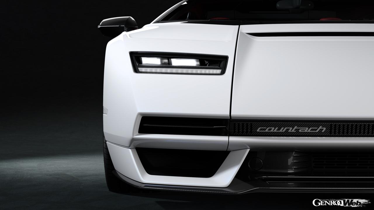 ランボルギーニ カウンタック LPI 800-4のフロントセクション