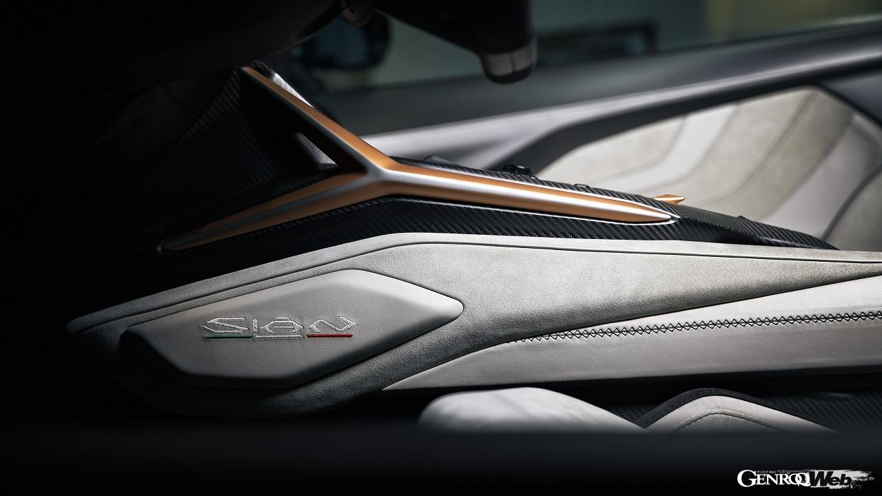 ランボルギーニ シアン ロードスターのディティール