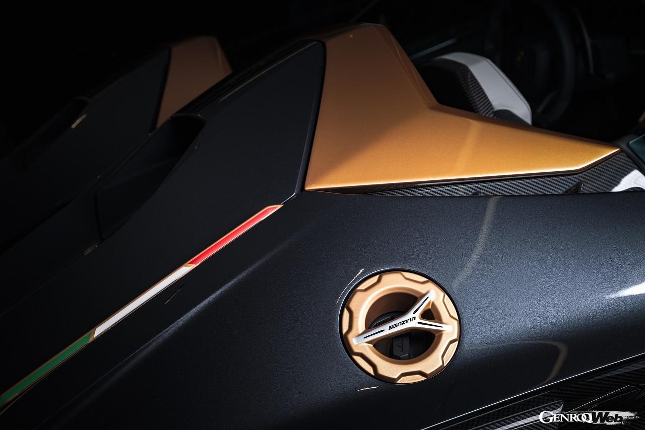 ランボルギーニ シアン ロードスターのリヤセクション