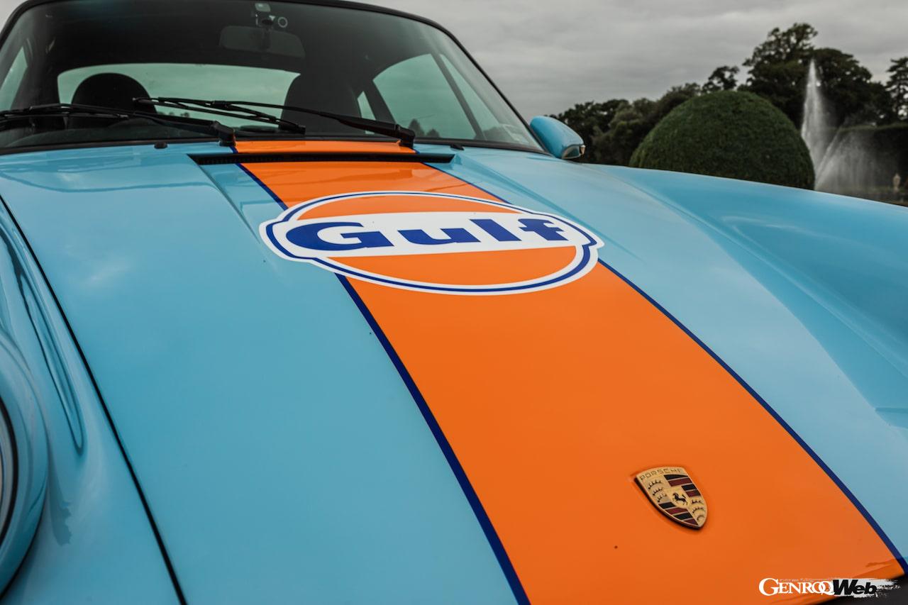 ガルフ・カラーを纏った電動964、「エバラティ エレクトリック ポルシェ 911 ガルフ シグネチャー エディション」を世界初公開