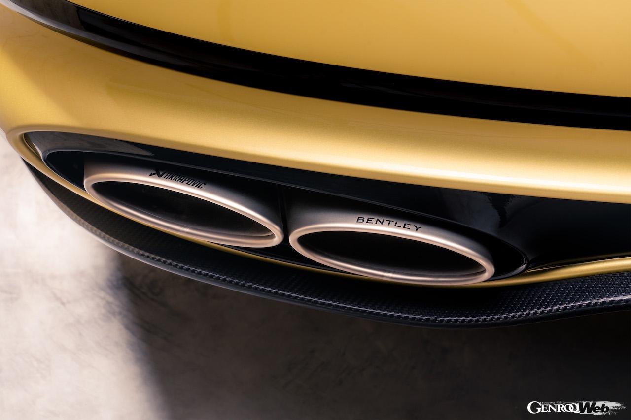 ベントレー コンチネンタルGT スピードのアクラポビッチ製テールパイプ