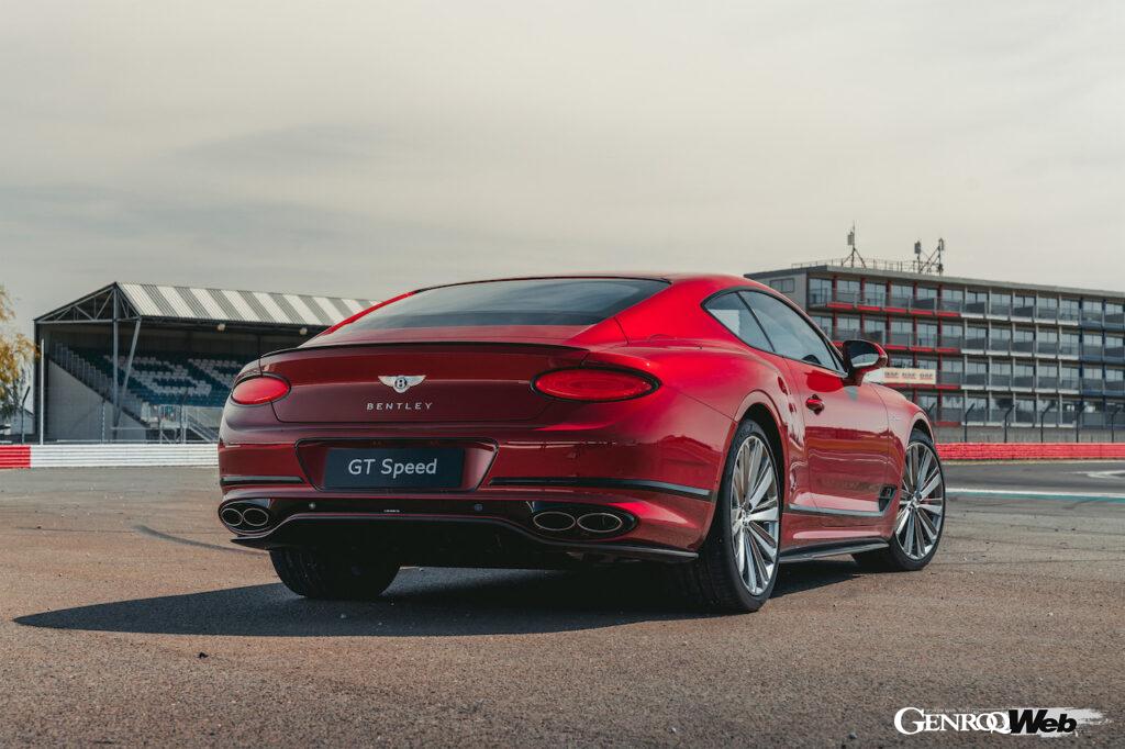 ベントレー コンチネンタル GT スピードのリヤビュー