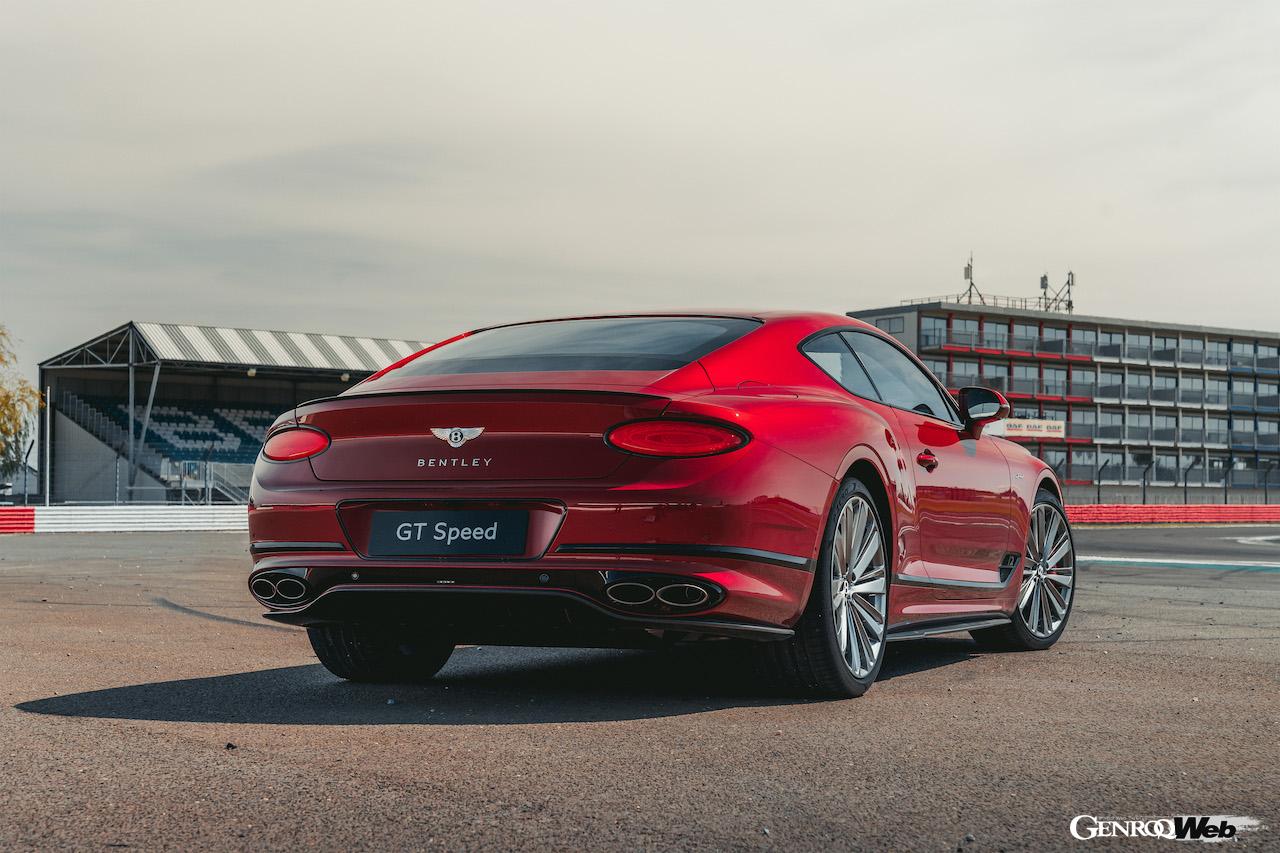 ベントレー コンチネンタル GT スピードのリヤビュー