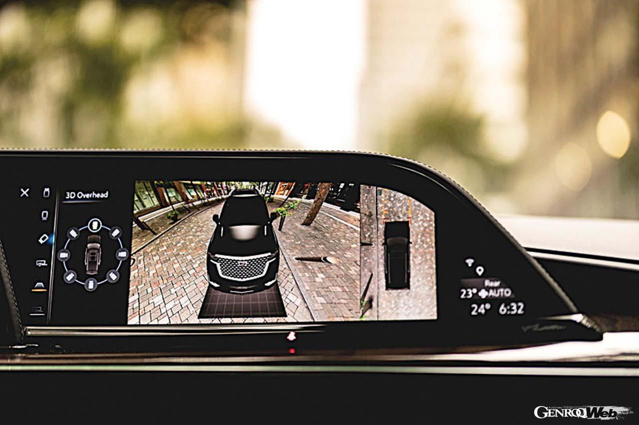 キャデラック エスカレード スポーツのセンターディスプレイ