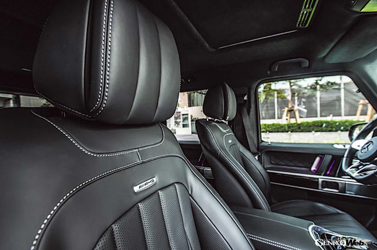 メルセデスAMG G63のシート