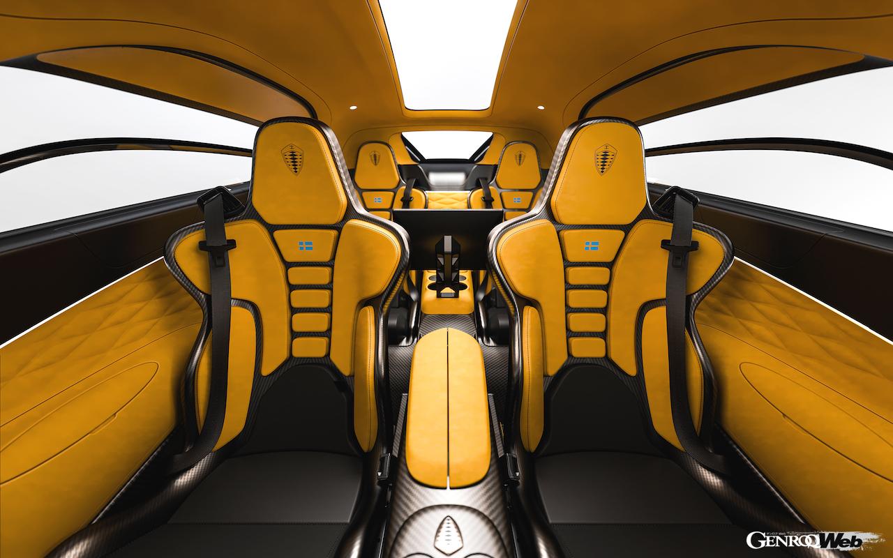 ケーニグセグ ジェメラのキャビン