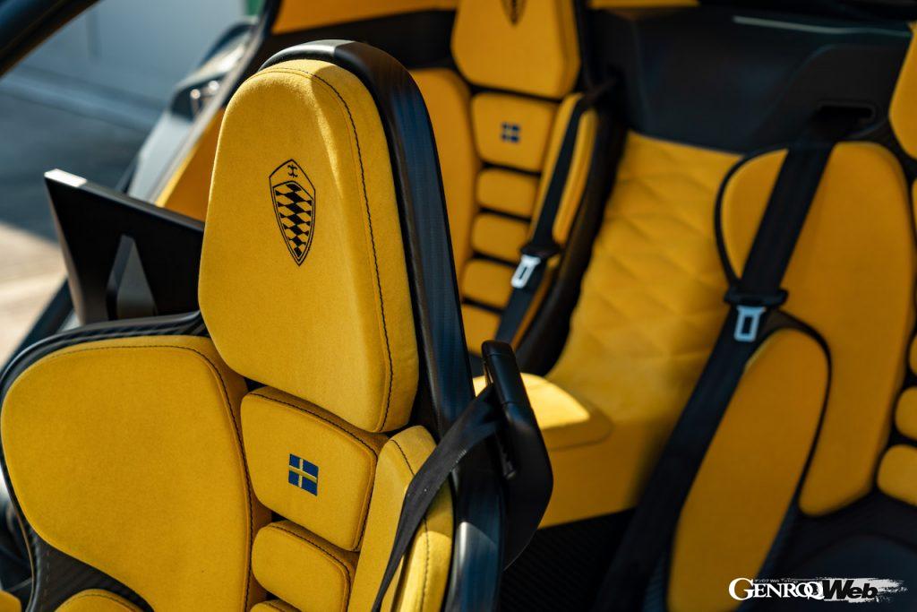 ケーニグセグ ジェメラのシート