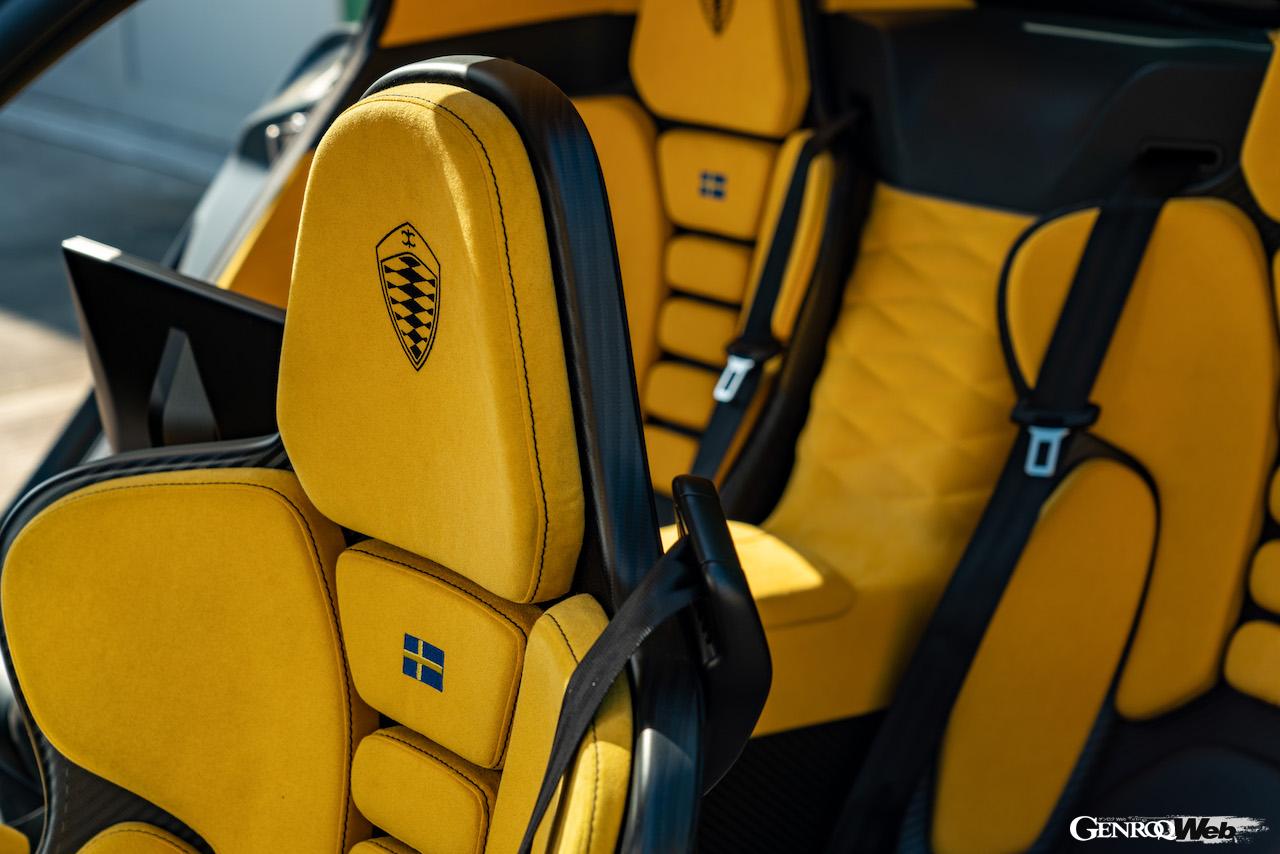 ケーニグセグ ジェメラのシート