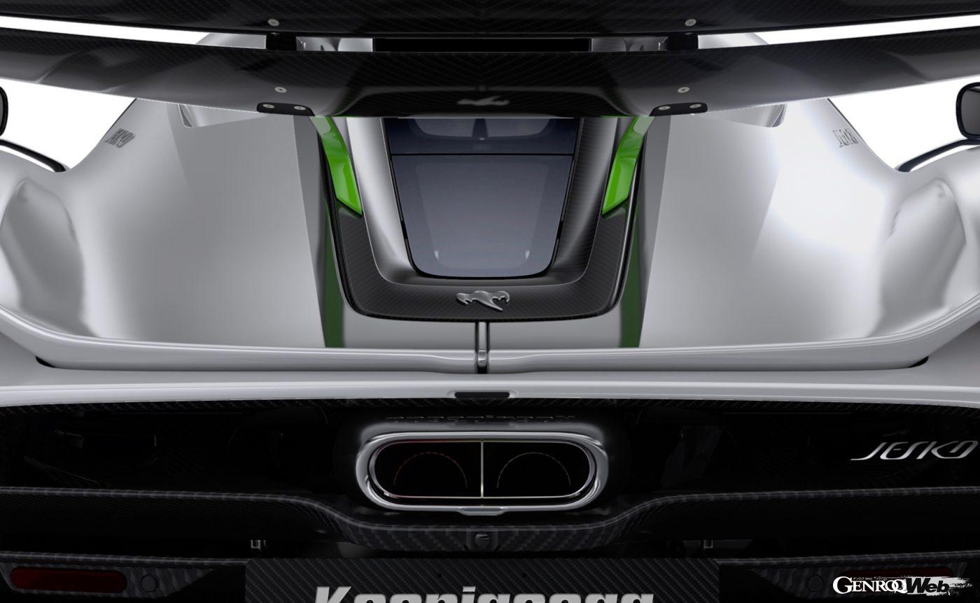 ケーニグセグ ジェスコのリヤセクション