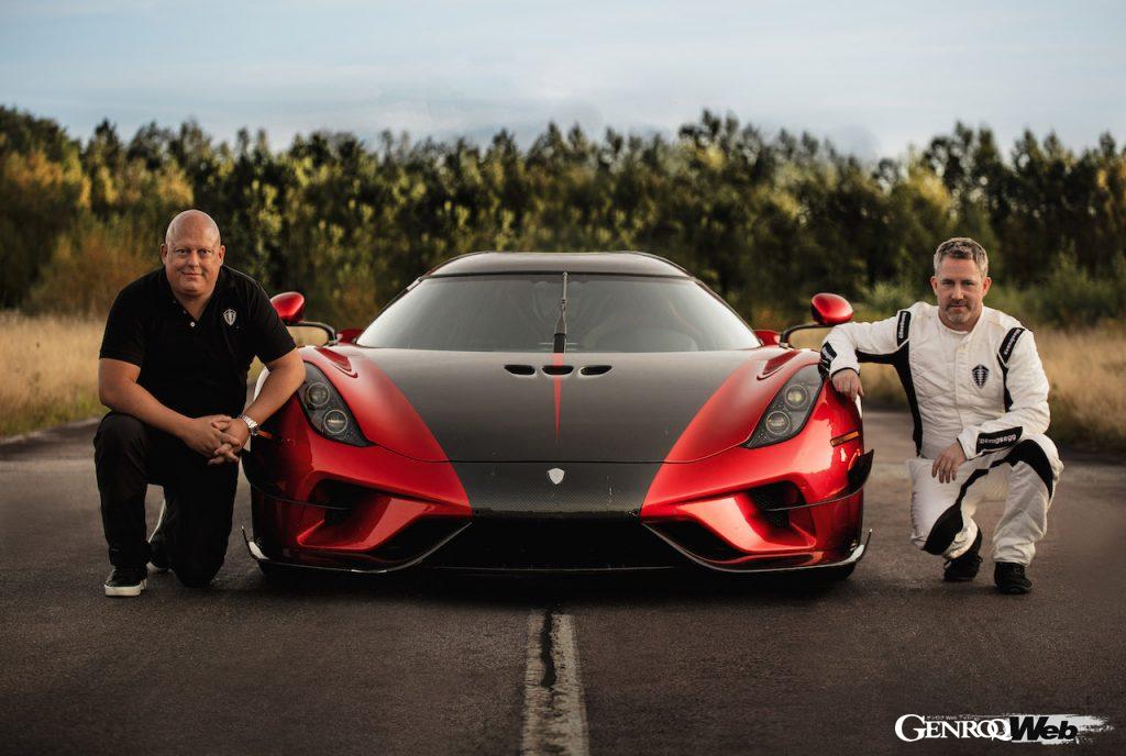 ケーニグセグ レゲーラの正面ビュー