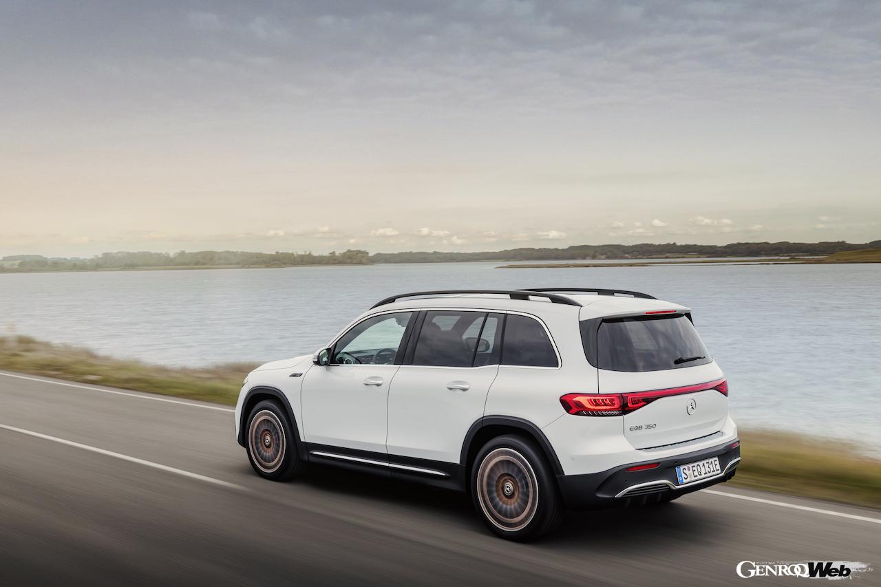 メルセデス・ベンツ EQBのリヤビュー