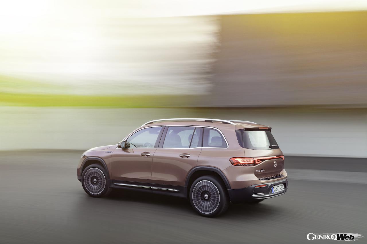 メルセデス・ベンツ EQBのリヤビュー