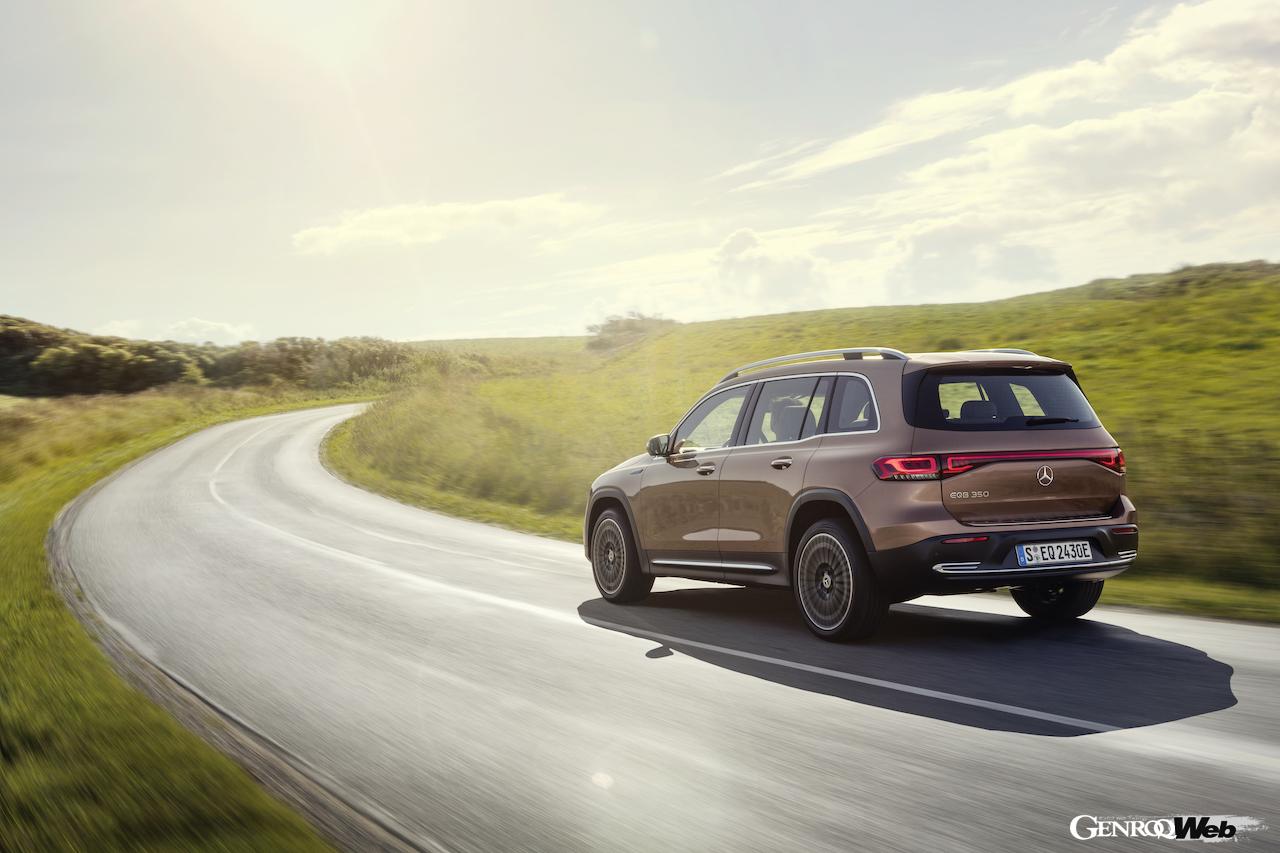 メルセデス・ベンツ EQBのリヤビュー