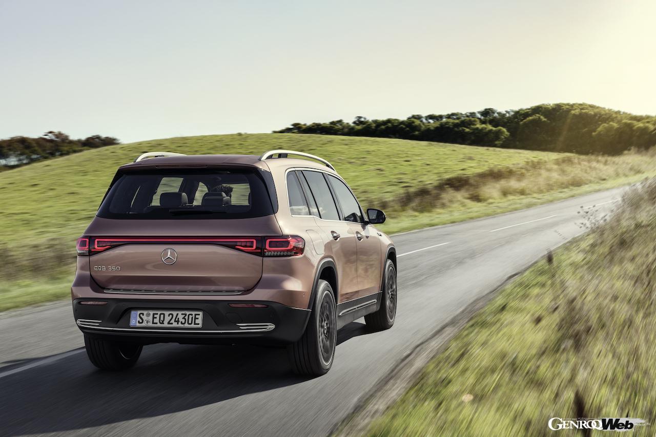 メルセデス・ベンツ EQBのリヤビュー