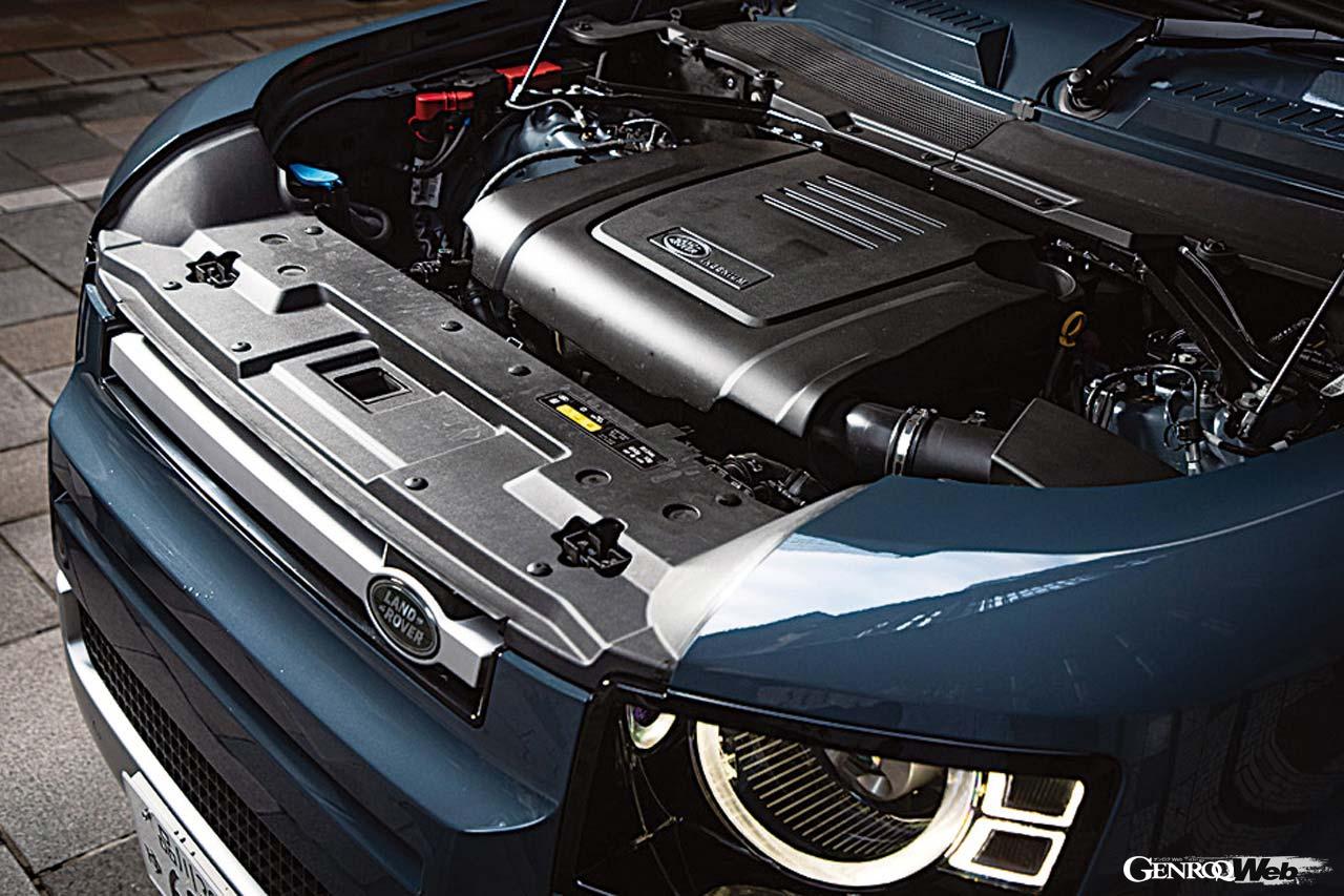 ランドローバー ディフェンダー 90 Sのエンジン