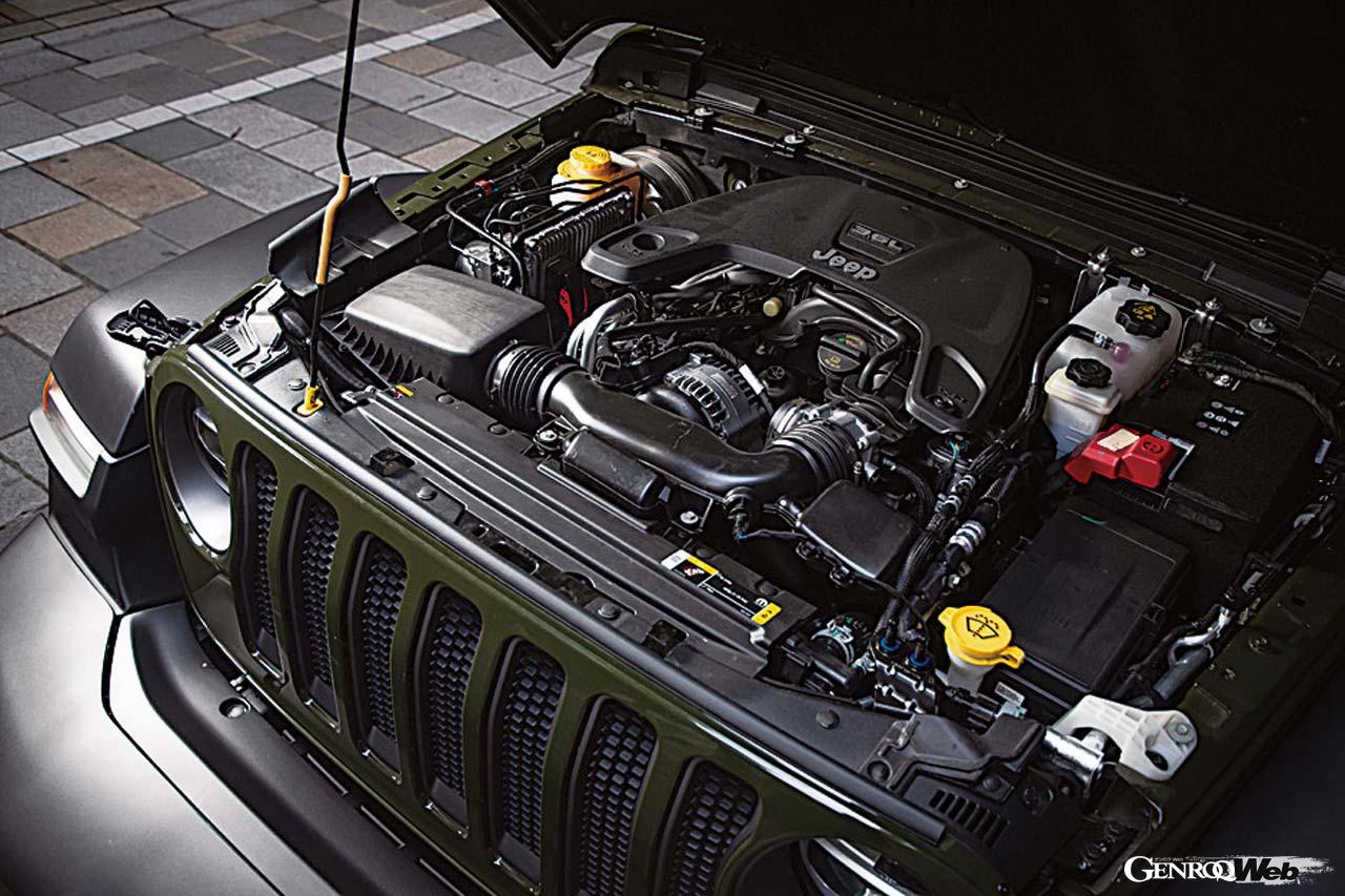 ジープ ラングラー ルビコン ソフトトップのエンジン