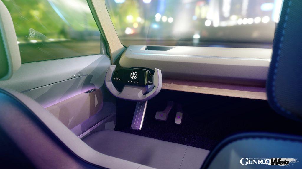 フォルクスワーゲンのコンセプトカー「ID. LIFE」。コクピット