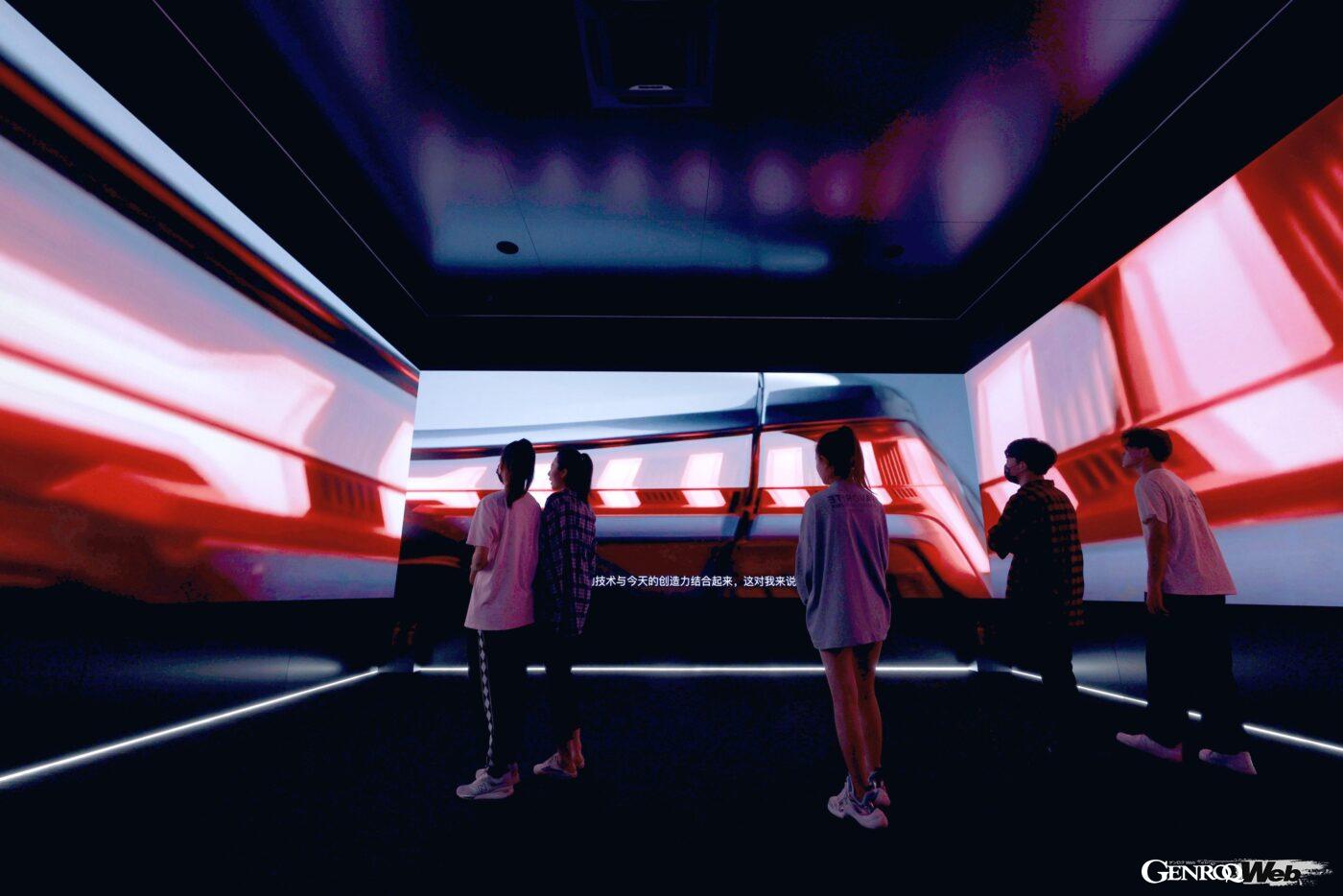 「デザイン シャンハイ 2021」のアウディブース