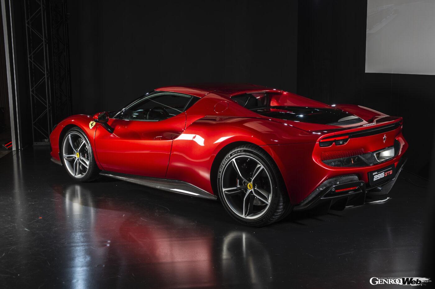 フェラーリ 296GTBのリヤスタイル