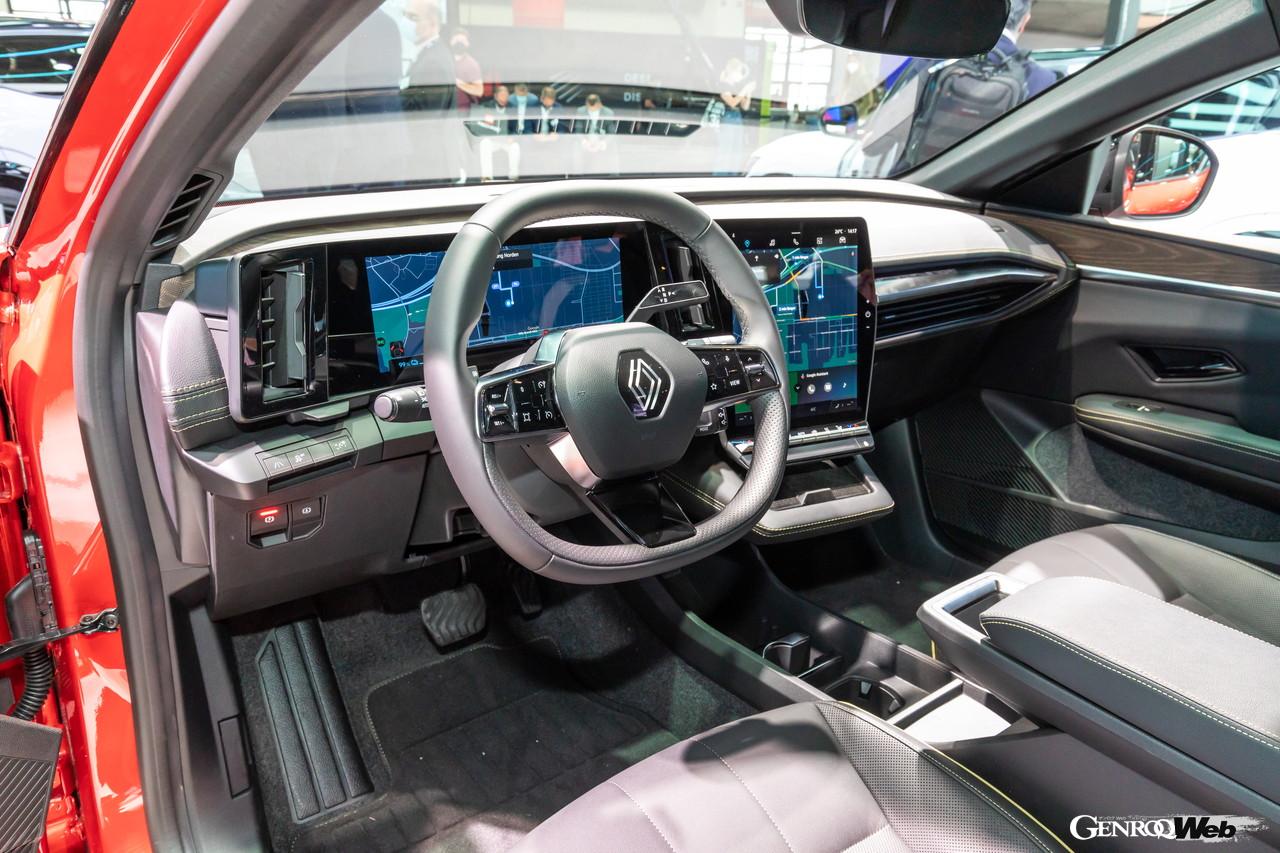 ルノー メガーヌ E-TECH エレクトリックのインテリア