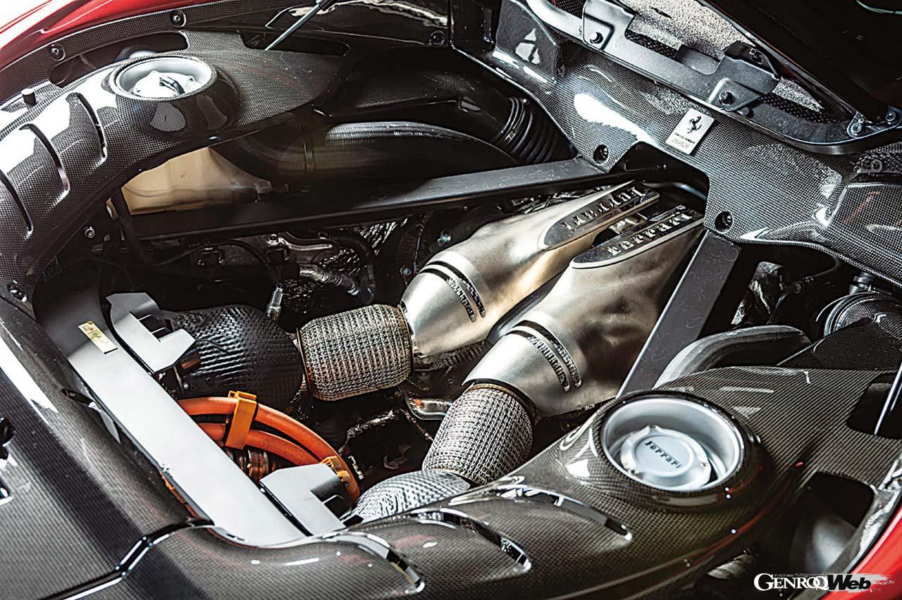 フェラーリ 296 GTBのエンジン